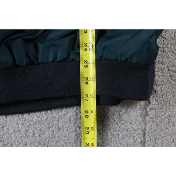 Vintage Cutter and Buck Windbreaker XL Black Yellow Green 1/4 Zip Hong Kong - Picture 7 of 7